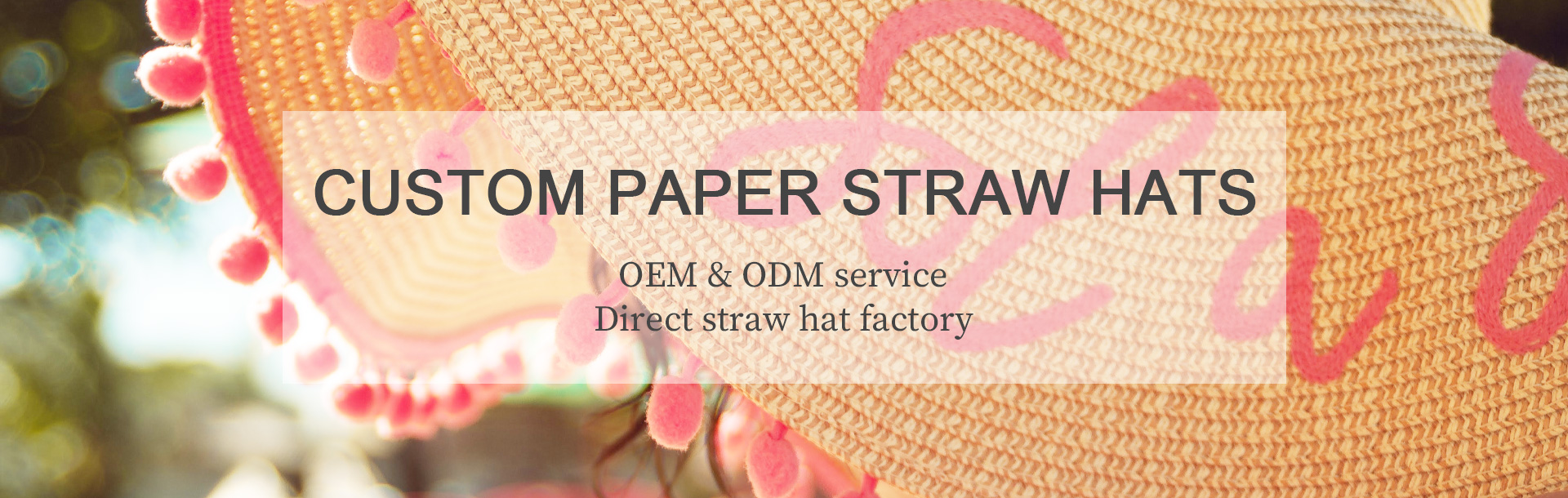 Sản xuất mũ rơm cậu bé bò