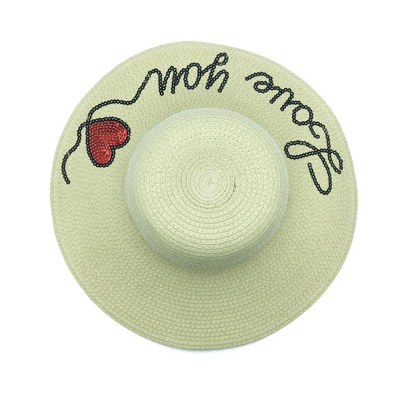 Logo miễn phí Seaside Short Brim Lady Sun Staw Hat